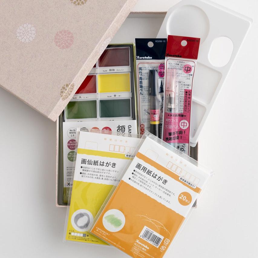 認知症予防にも！呉竹 顔彩耽美絵てがみセット – トモノテ by@主婦の友