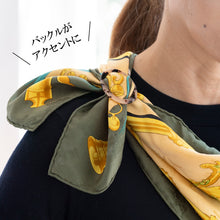 画像をギャラリービューアに読み込む, ゆうゆう商店限定　スカーフバックル　ペンダントコードつき