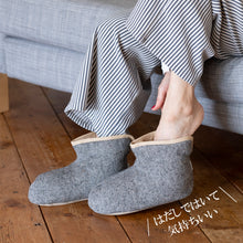 画像をギャラリービューアに読み込む, ささ和紙ルームブーツ/グレーツイード