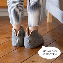 画像をギャラリービューアに読み込む, ささ和紙ルームブーツ/グレーツイード