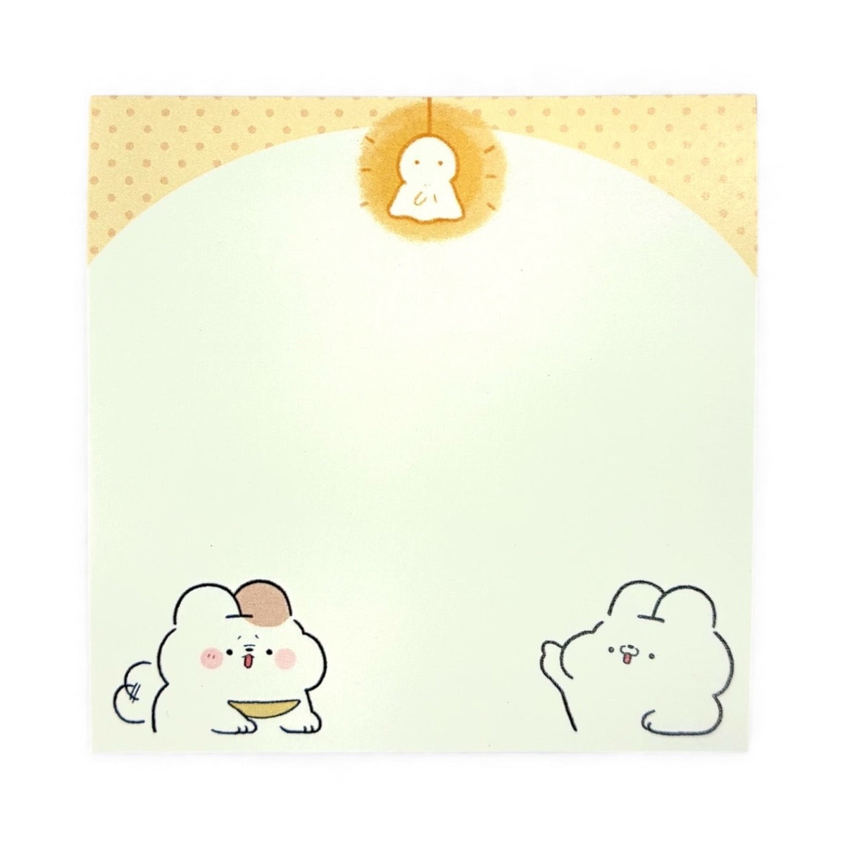 おにゃんこにょんこ 付箋 てるてる坊主