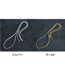 画像をギャラリービューアに読み込む, 軽くてやさしい糸のネックレス スフィア・プラス80