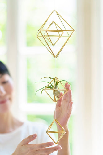 真鍮製ヒンメリ製作キット（正八面体4個セット）