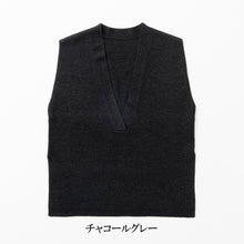 画像をギャラリービューアに読み込む, シルクウールのVベスト