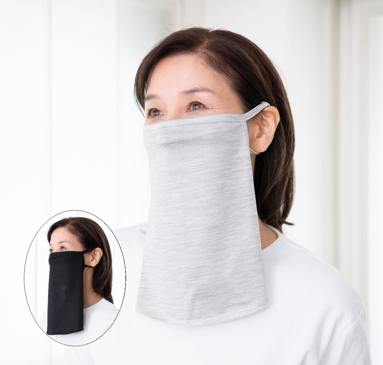 接触冷感 フェイスカバー フェイスカバー UV マスク 冷感 紫外線