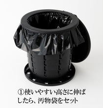 画像をギャラリービューアに読み込む, たためる＆洗える防災トイレ