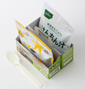 一汁ご膳　けんちん汁と白飯のセット４箱