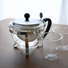 画像をギャラリービューアに読み込む, シャンボール ティーポット＆ パヴィーナダブル ウォールグラス のオリジナルセット／ボダム