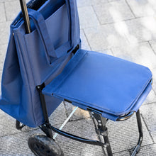 画像をギャラリービューアに読み込む, 買い物にも災害時にも！イス付き安心キャリーカート